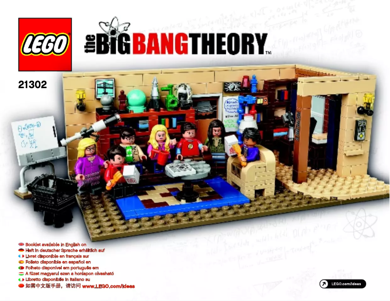 Page 1 de la notice Consignes visuelles Lego 21302