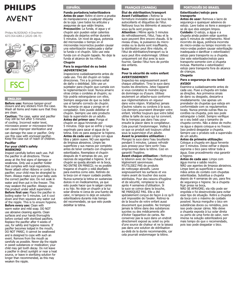 Página 1 del manual Manual de usuario Philips Avent SCF546