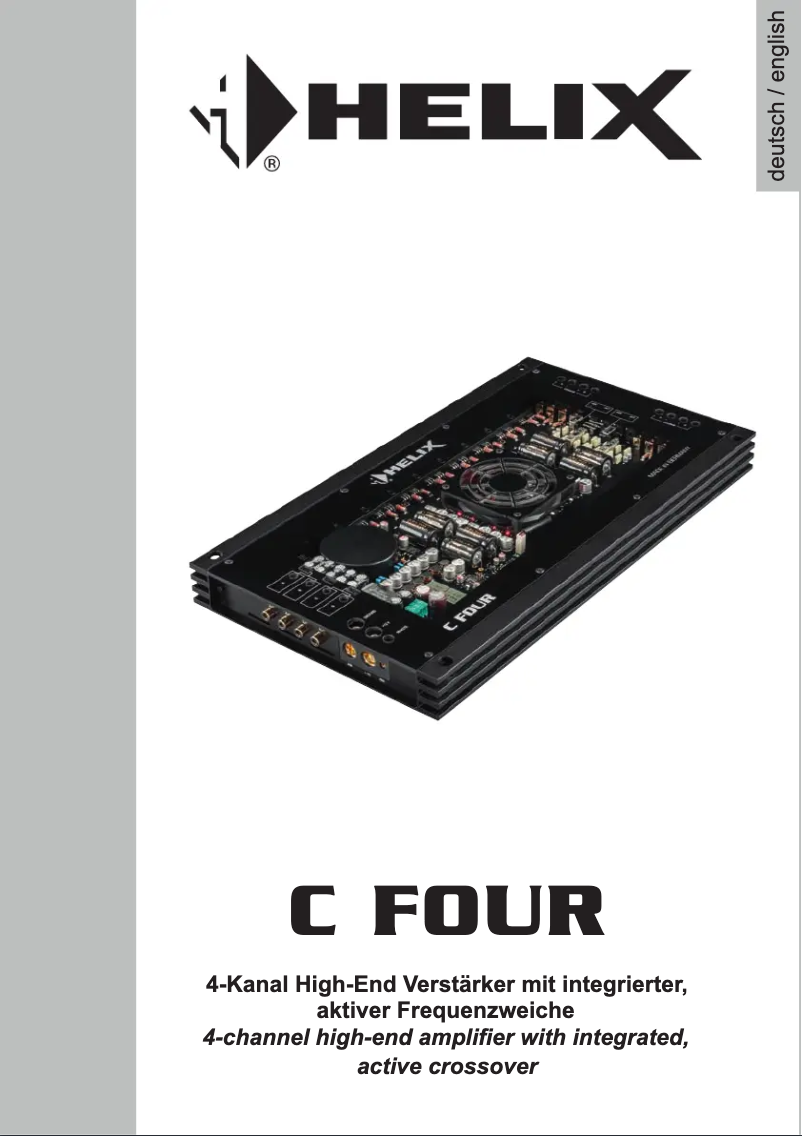 Página 1 del manual Manual de usuario Helix C FOUR