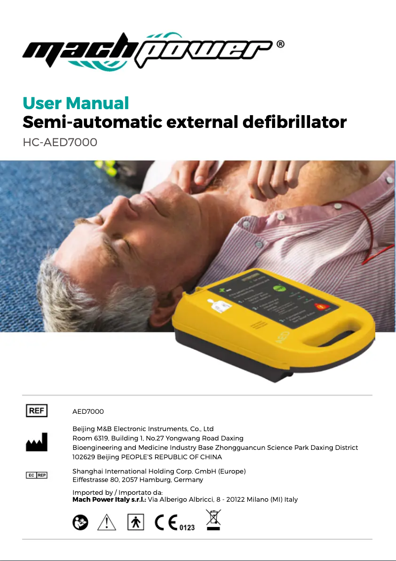 Página 1 del manual Manual de usuario Mach Power HC-EDCP235