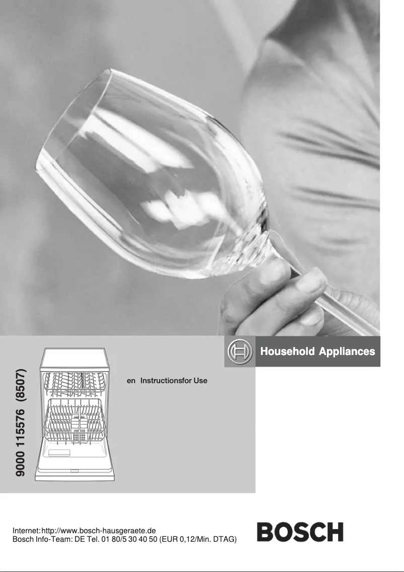 Page 1 de la notice Manuel utilisateur Bosch SGU45M45EP