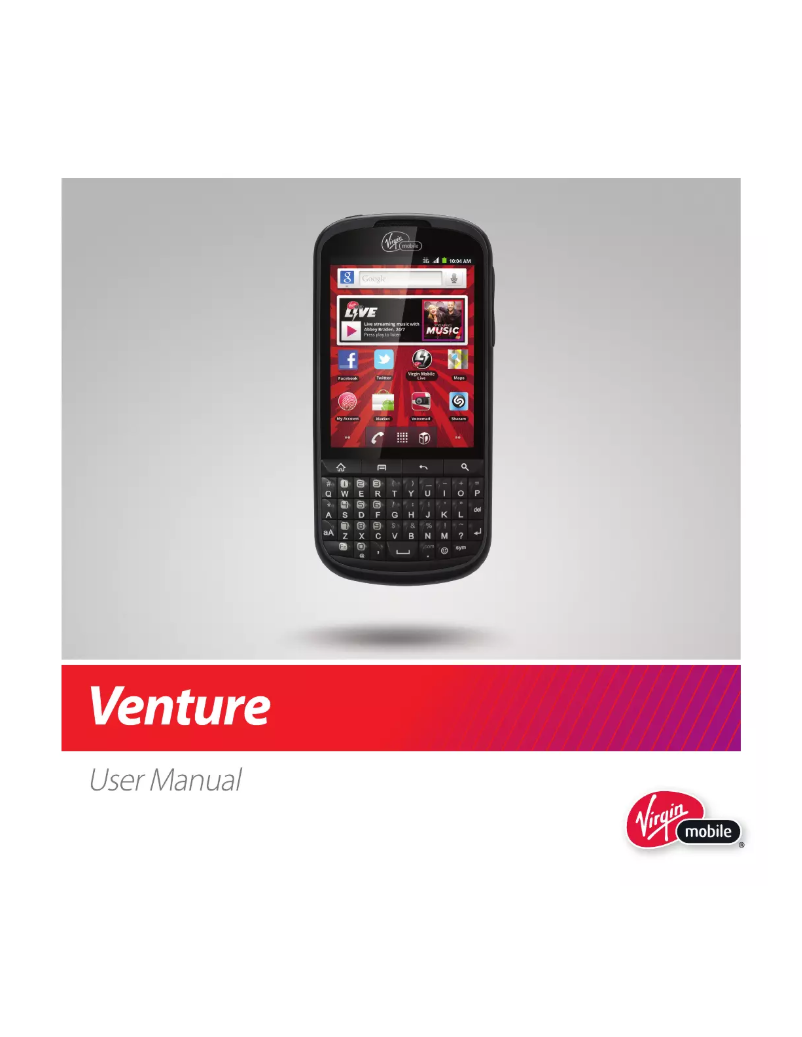 Page 1 de la notice Manuel utilisateur PCD Venture