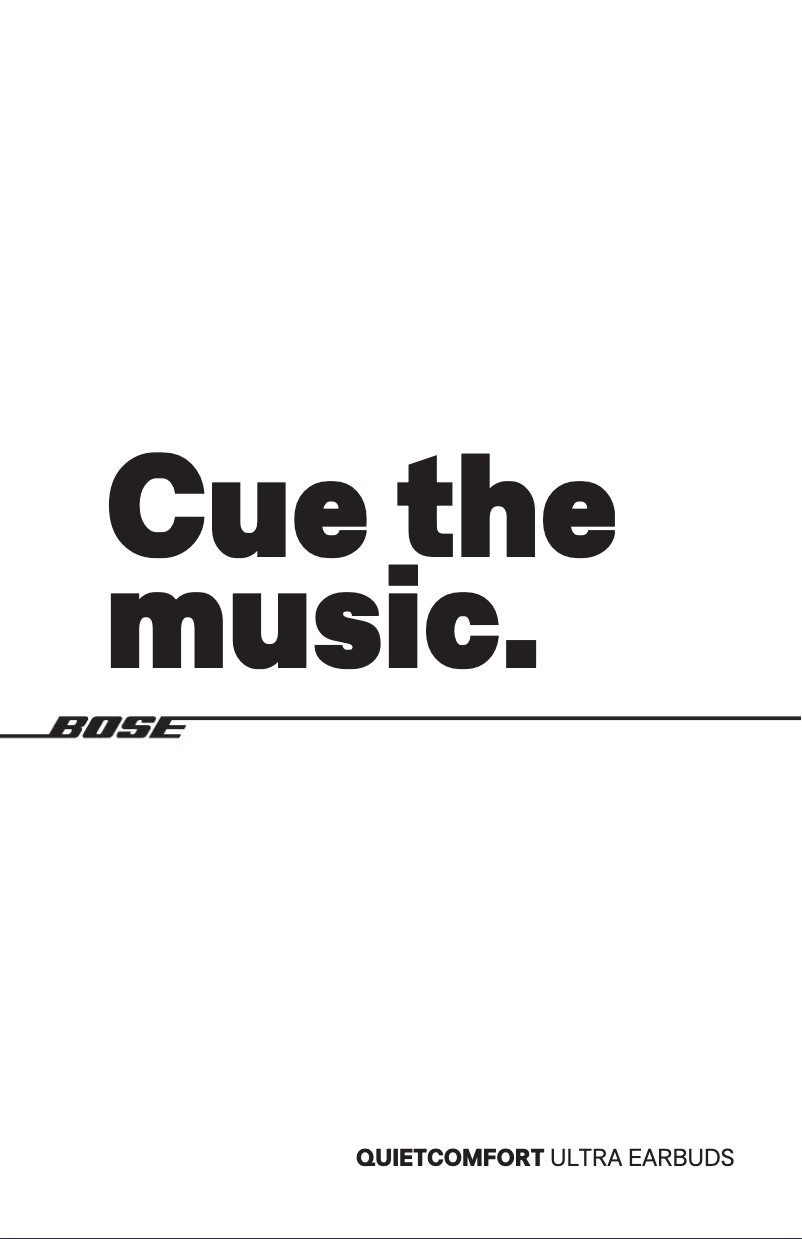 Page 1 of the manual User Manual Bose QuietComfort Ultra Headphones