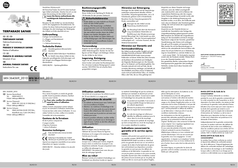 Página 1 del manual Manual de usuario Playtive IAN 364369