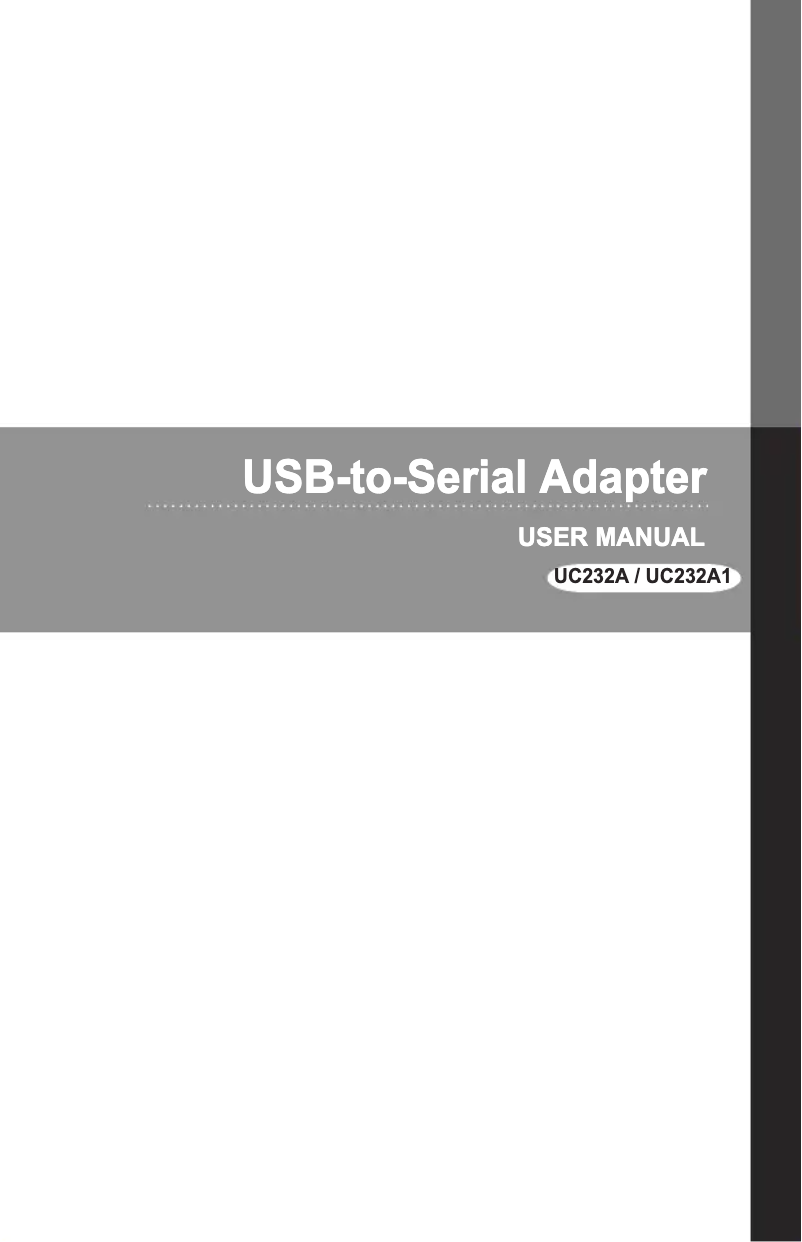 Page 1 de la notice Manuel utilisateur ATen UC232A