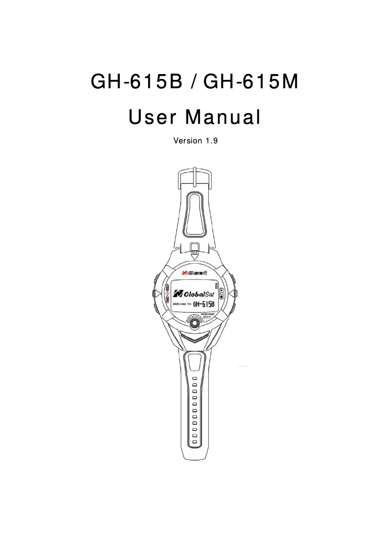 Página 1 del manual Manual de usuario GlobalSat GH-615M