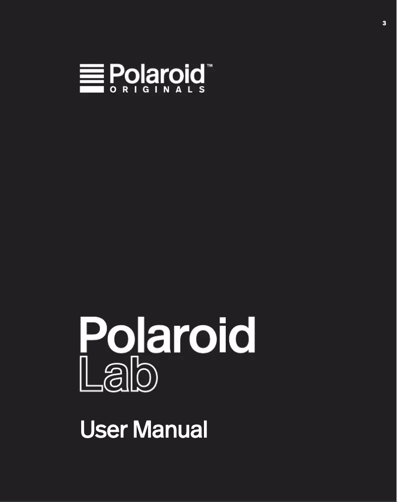 Página 1 del manual Manual de usuario Polaroid Lab