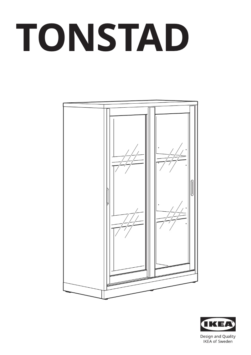 Page 1 de la notice Manuel utilisateur Ikea TONSTAD 404.888.95