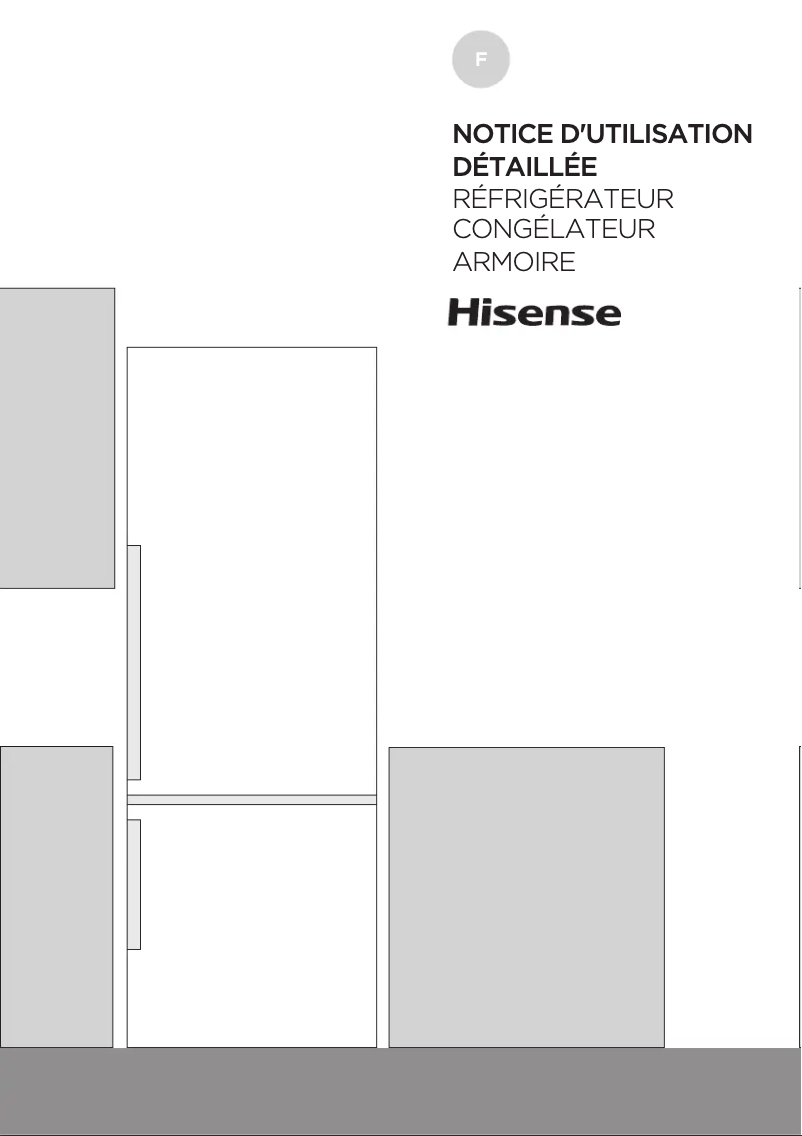 Page 1 de la notice Manuel utilisateur Hisense RB399N4AS1