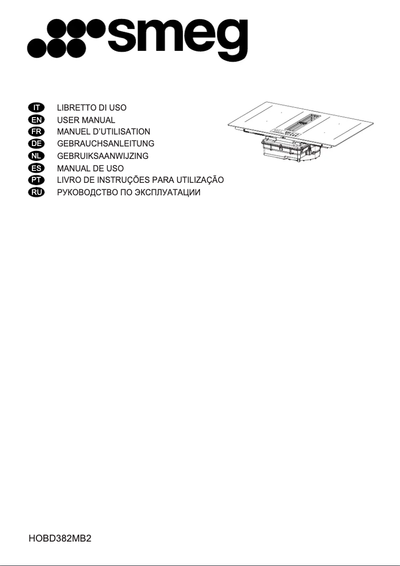 Page 1 de la notice Manuel utilisateur Smeg HOBD382MB2