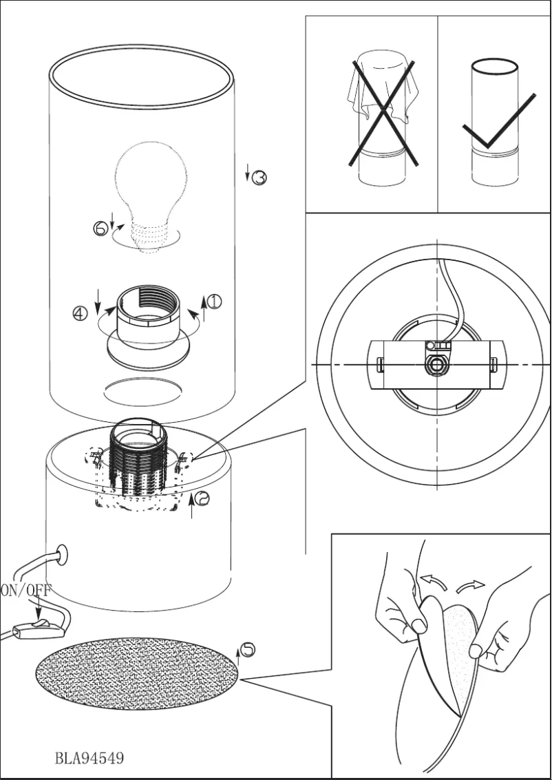 Page 1 de la notice Manuel utilisateur Eglo Torvisco