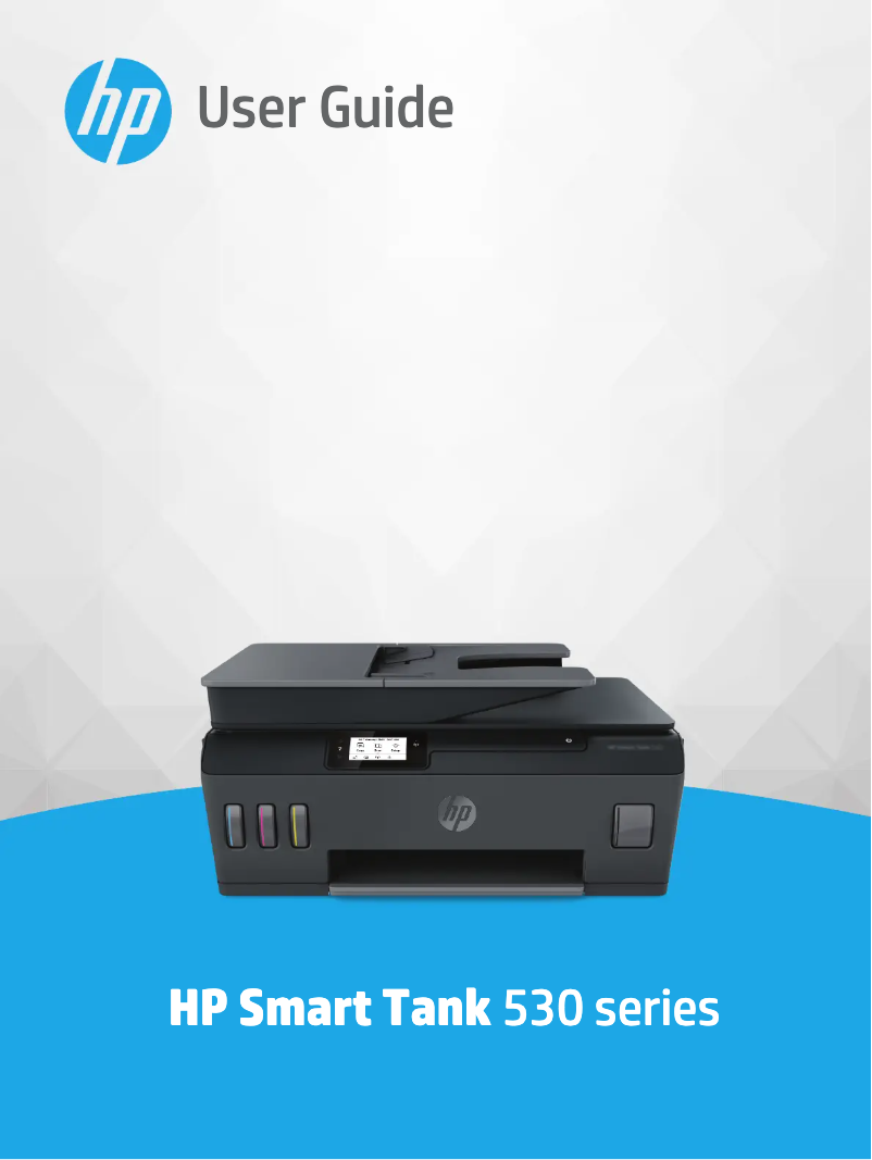 Page n°1 - Manuel utilisateur HP Smart Tank 530
