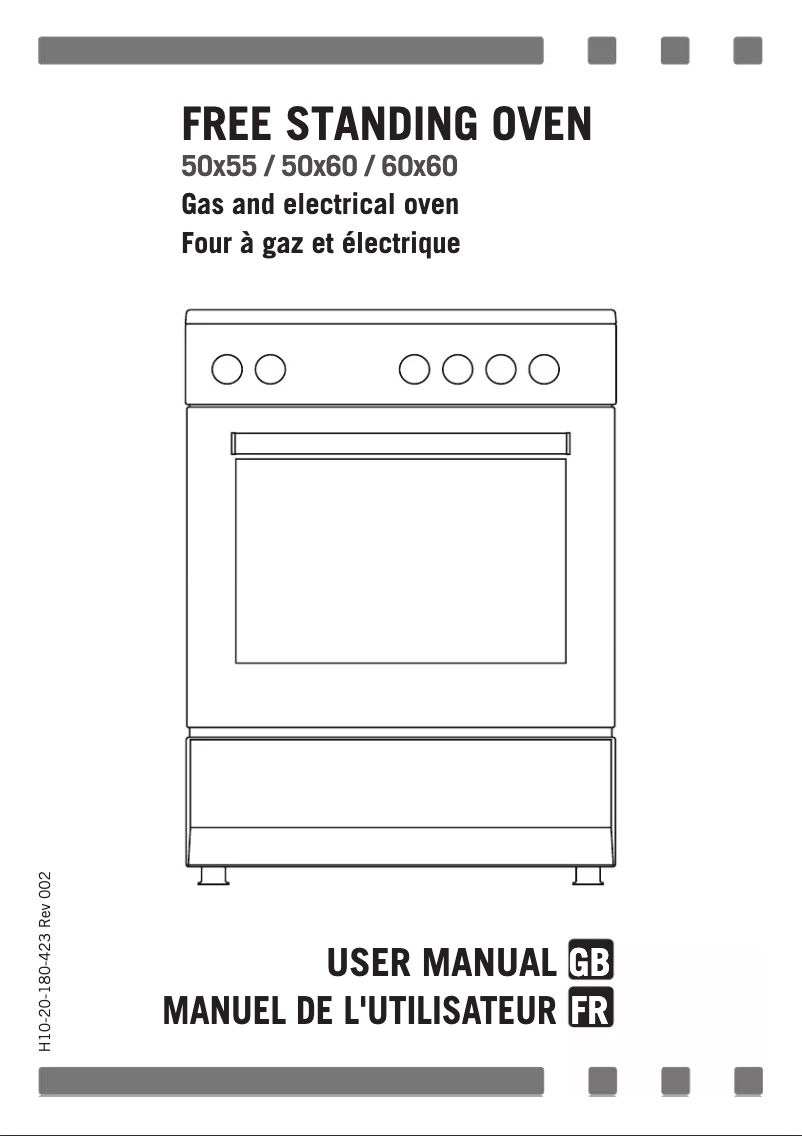 Page 1 of the manual User Manual Candy CGE660CMW/E