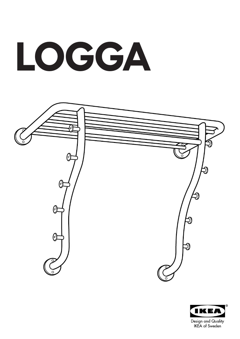 Page 1 de la notice Manuel utilisateur Ikea LOGGA