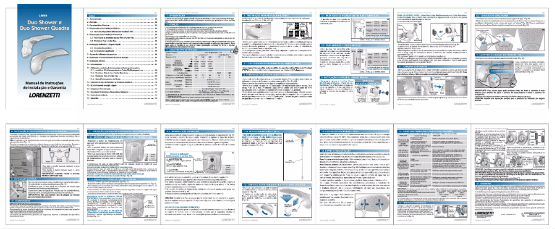 Page 1 de la notice Manuel utilisateur Lorenzetti Duo Shower Quadra