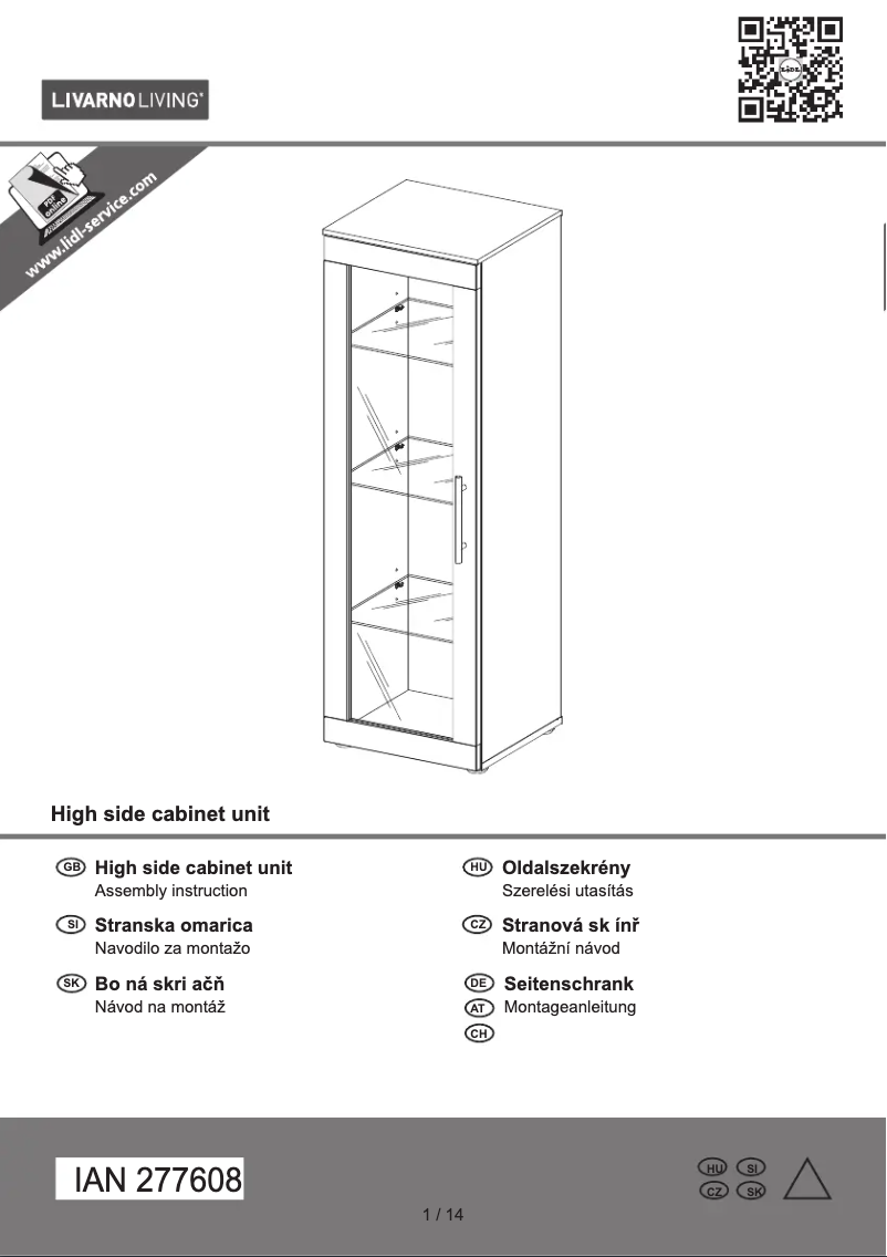 Página 1 del manual Manual de usuario Livarno Lux IAN 277608