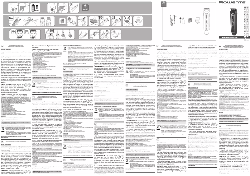 Page 1 of the manual User Manual Rowenta TN 4422