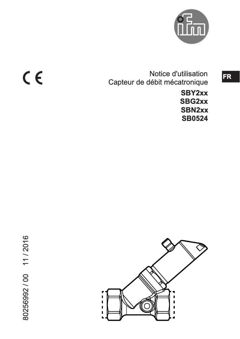 Page 1 de la notice Manuel utilisateur IFM SBN232