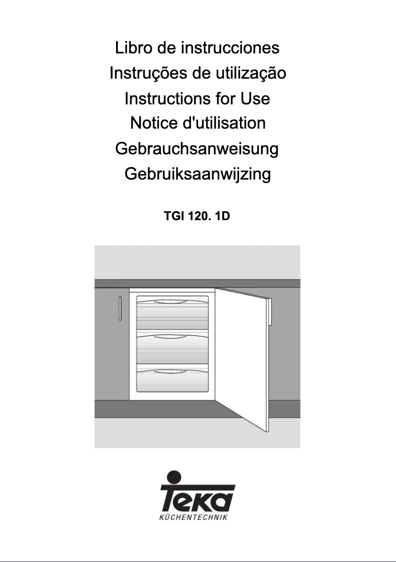Page 1 of the manual User Manual Teka TGI 120.1 D