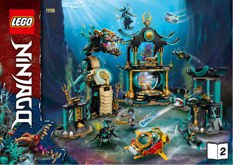 Page 1 de la notice Manuel utilisateur Lego Ninjago 71755