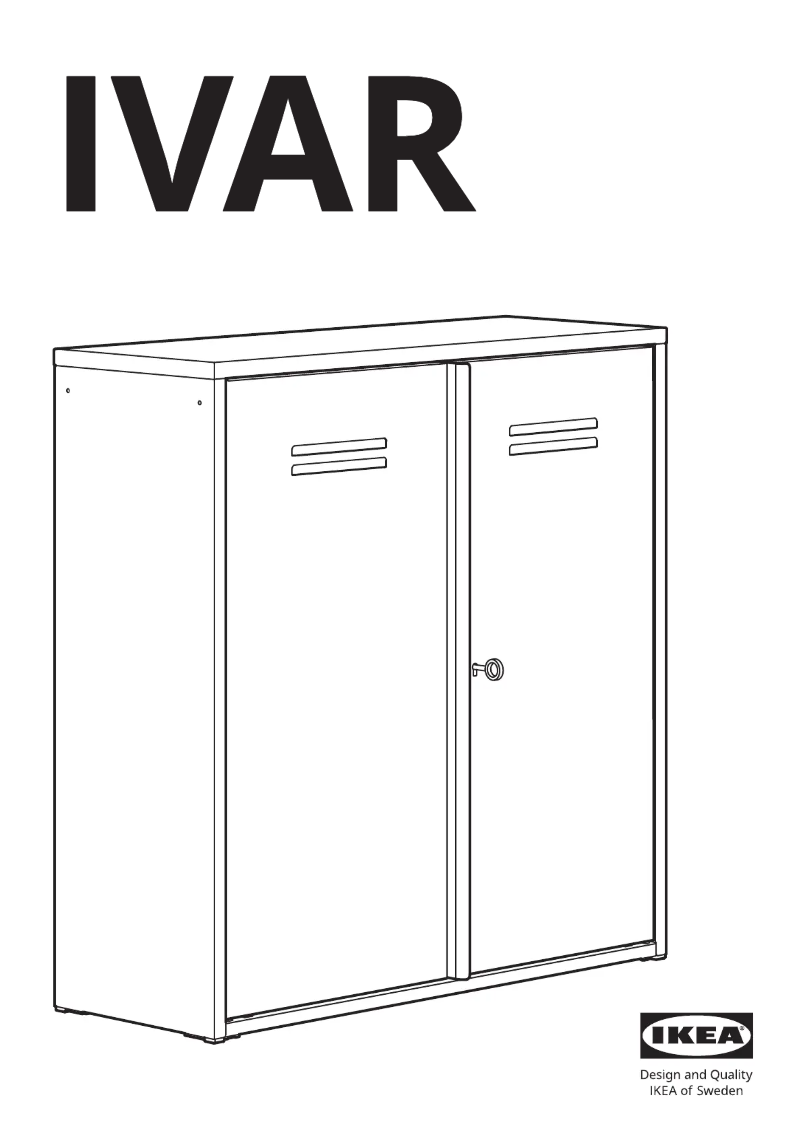 Page 1 de la notice Manuel utilisateur Ikea IVAR 303.815.93