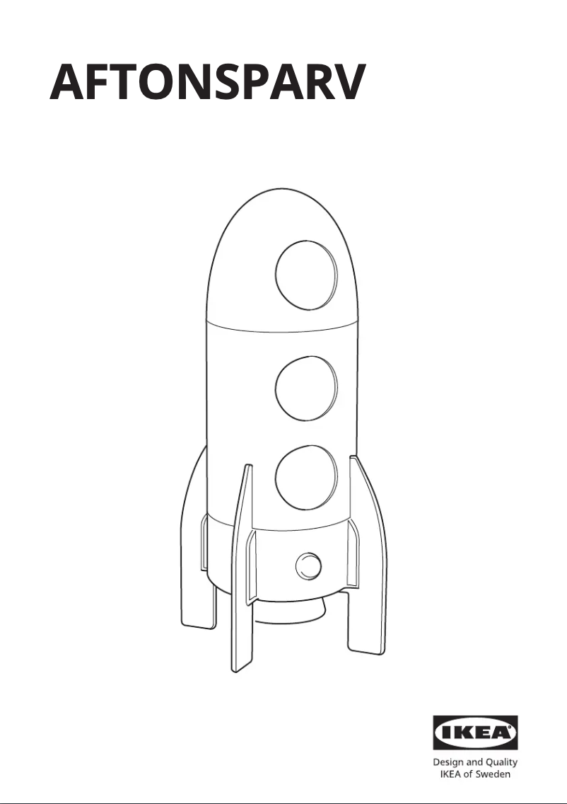 Image de la première page du manuel de l'appareil AFTONSPARV 405.552.29