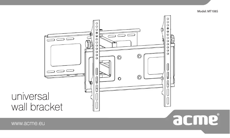 Page 1 de la notice Manuel utilisateur Acme United MT106S