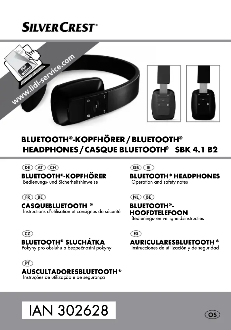Página 1 del manual Manual de usuario SilverCrest SBK 4.1 B2