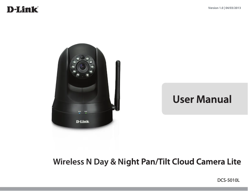 Page 1 of the manual User Manual D-Link Home Monitor 360