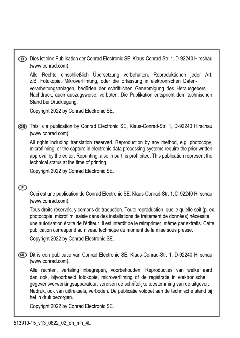 Page 1 de la notice Manuel utilisateur Voltcraft PPS-13610