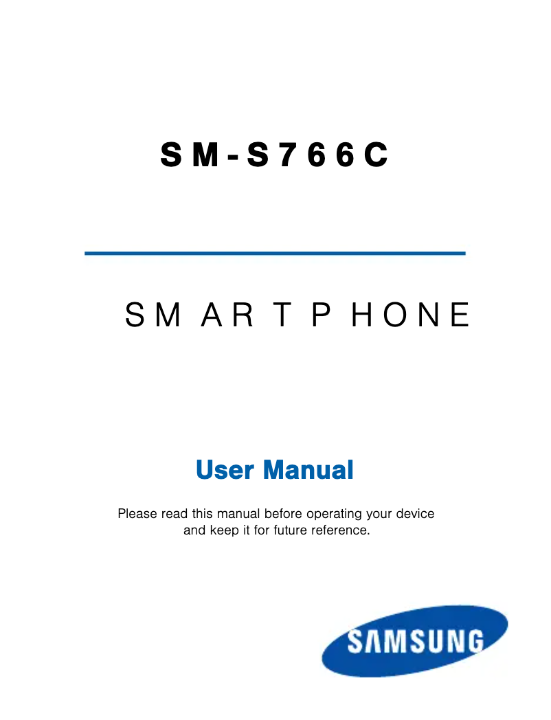 Page 1 de la notice Manuel utilisateur Samsung Galaxy Stardust