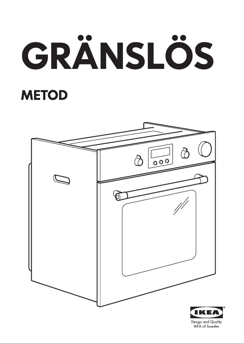 Page 1 de la notice Manuel utilisateur Ikea GRANSLOS
