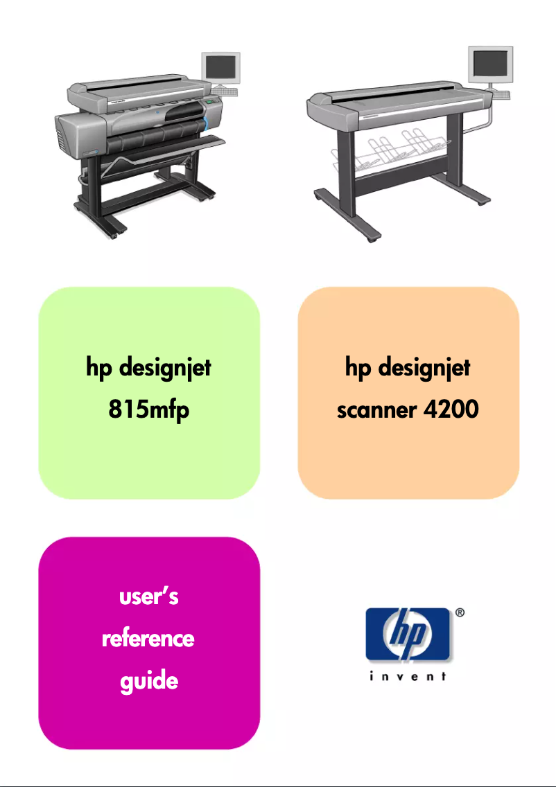 Página 1 del manual Manual de usuario HP Designjet 4200