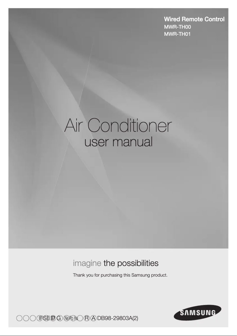 Página 1 del manual Manual de usuario Samsung MWR-TH01