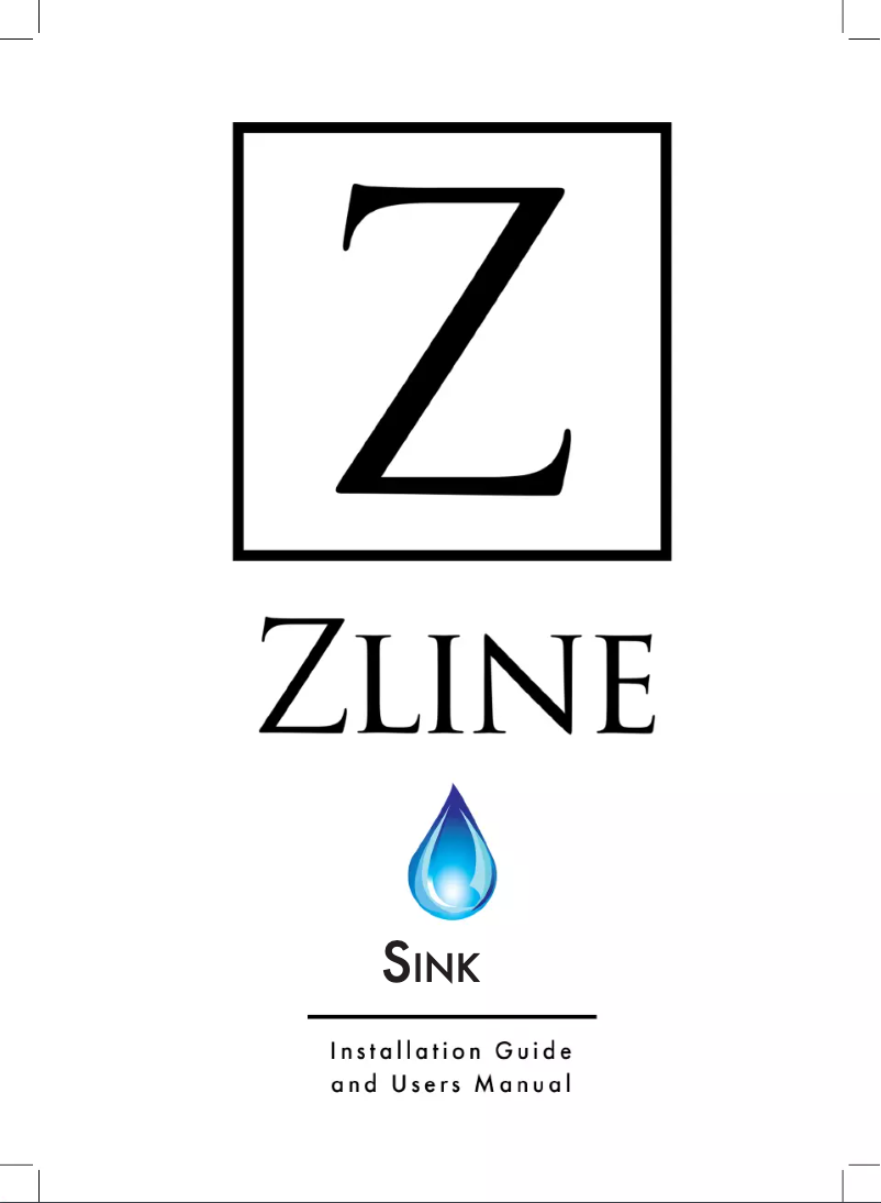 Page 1 de la notice Manuel utilisateur ZLine SLS33