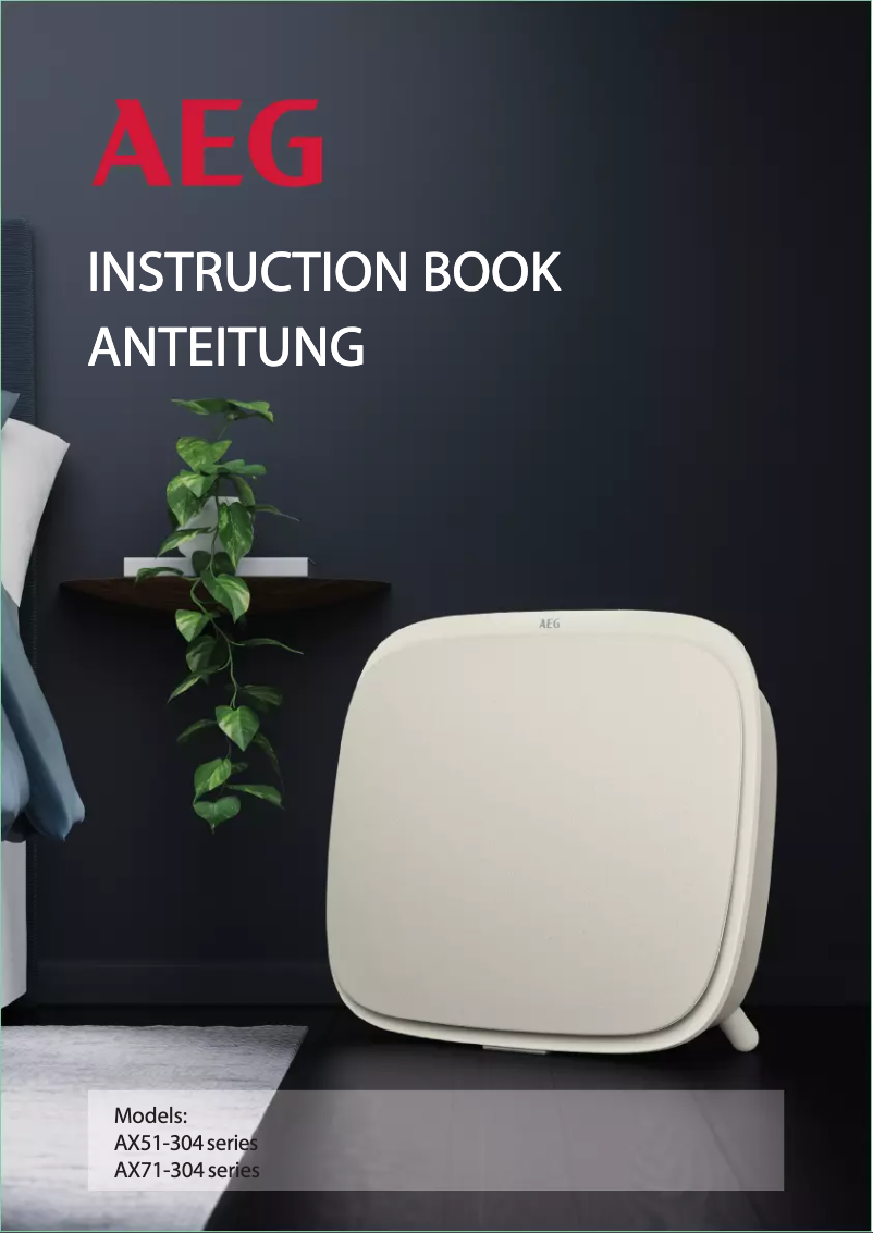 Página 1 del manual Ficha técnica AEG AX51-304