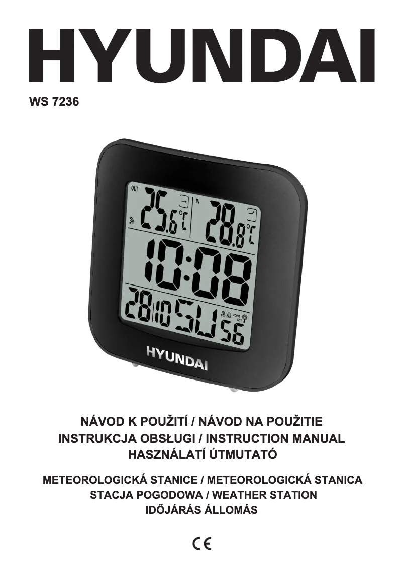 Image de la première page du manuel de l'appareil WS 7236