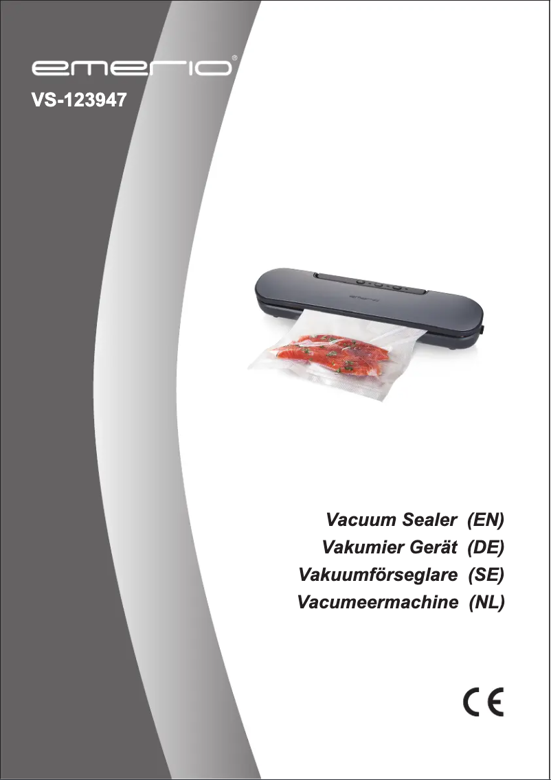 Page 1 de la notice Manuel utilisateur Emerio VS-123947