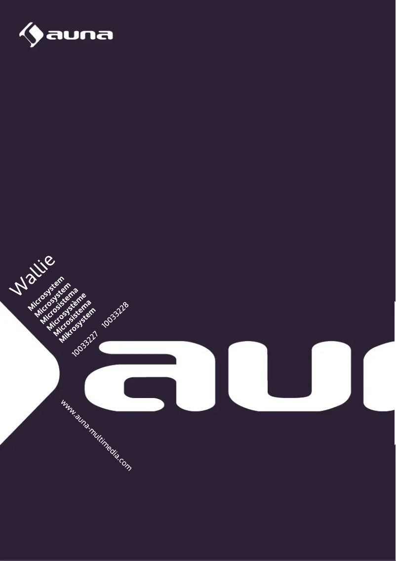 Page 1 de la notice Manuel utilisateur Auna Wallie