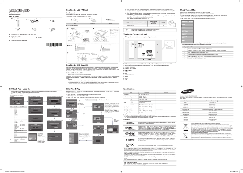 Página 1 del manual Guía de inicio rápido Samsung HG32EC470GW