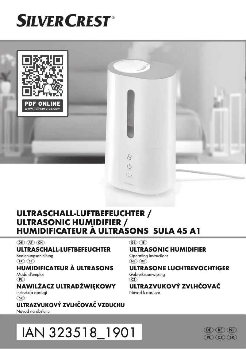 Página 1 del manual Manual de usuario SilverCrest SULA 45 A1