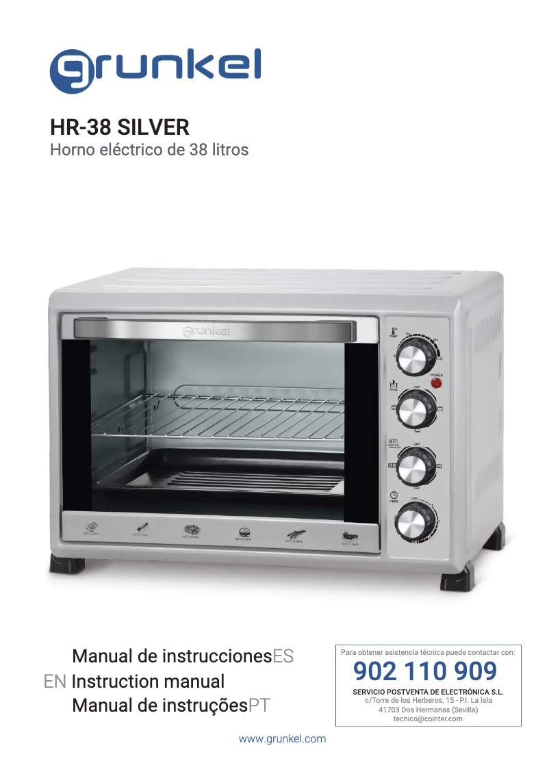 Image de la première page du manuel de l'appareil HR-38