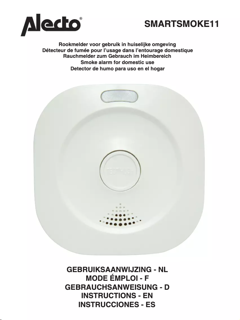 Page 1 de la notice Manuel utilisateur Alecto SMARTSMOKE11
