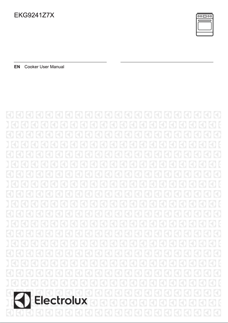Page 1 de la notice Manuel utilisateur Electrolux EKG9241Z7X