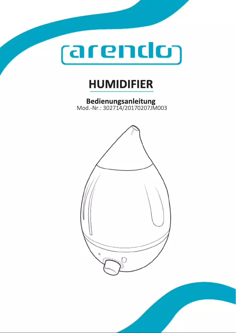 Page 1 de la notice Manuel utilisateur Arendo 302714