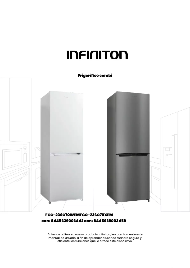 Página 1 del manual Manual de usuario Infiniton FGC-236C70WEM