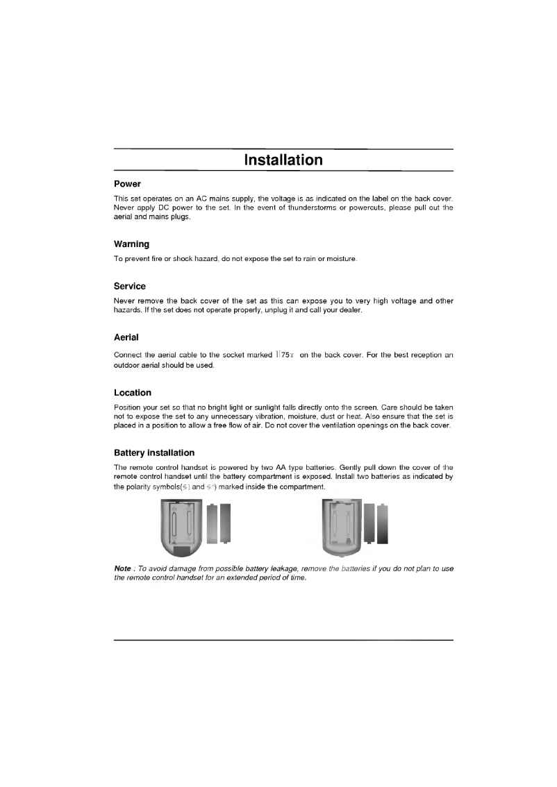 Page 1 of the manual User Manual LG CF-14D16