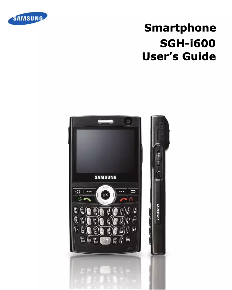 Página 1 del manual Manual de usuario Samsung SGH-I600