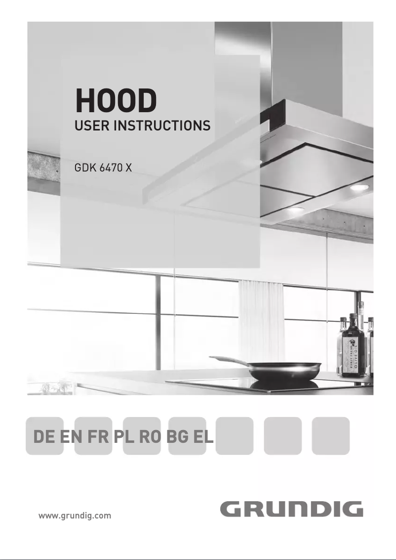 Page 1 de la notice Manuel utilisateur Grundig GDK6470X