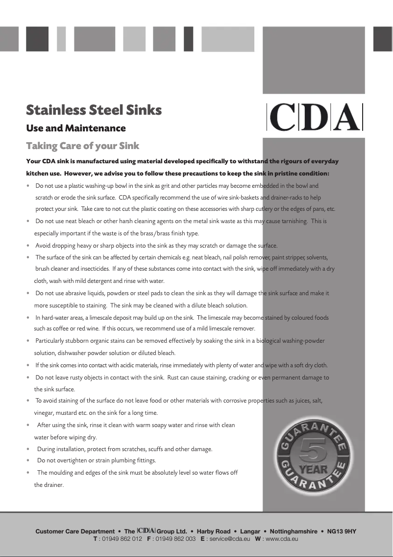 Page 1 de la notice Manuel utilisateur CDA KSC23